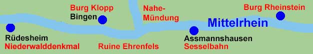 Winzer-Schiffsrundfahrt Rheinschifffahrt Rdesheim, Bingen, Assmannshausen, Burg Rheinstein